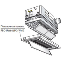 Toshiba Потолочная панель (RBC-UW803PG(W)-E), Toshiba