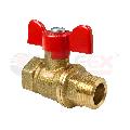 Кран шаровый 1/2" ВР/НР бабочка для воды Valfex (24/96)