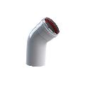 Колено алюм 45 град d-80 мм