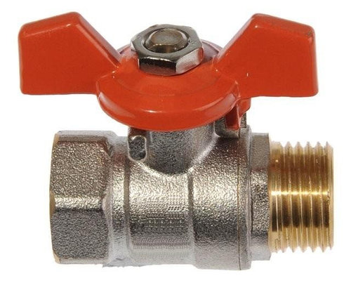 Кран шаровый 3/4" ВН-НР бабочка