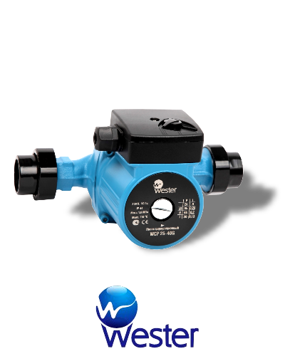 Насос циркуляционный Wester WCP 32-100G (с гайками)