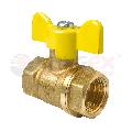 Кран шаровый 1/2" ВР/ВР бабочка, для газа Valfex (24/96)