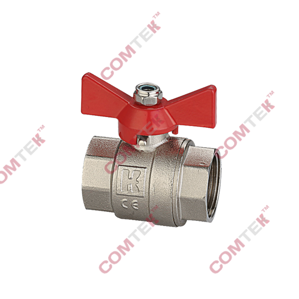 Кран шаровый 1/2" ВР х 1/2" ВР "бабочка" Comtek